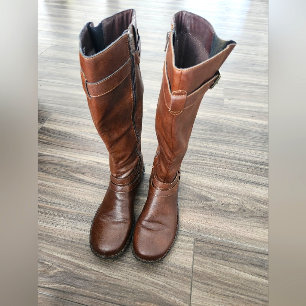 Brown Boc tall boots - size 9